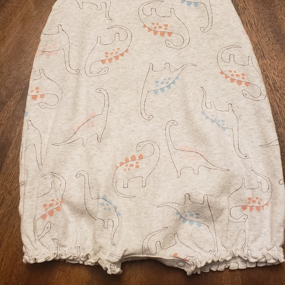 Simple Joys By Carters 3 Piece Romper Set Peach, Gray, and White Size 24 Months - Picture 11 of 15